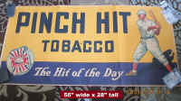c1930 Pinch Hit Tobacco Poster 56x28 Inch.jpg (397562 bytes)