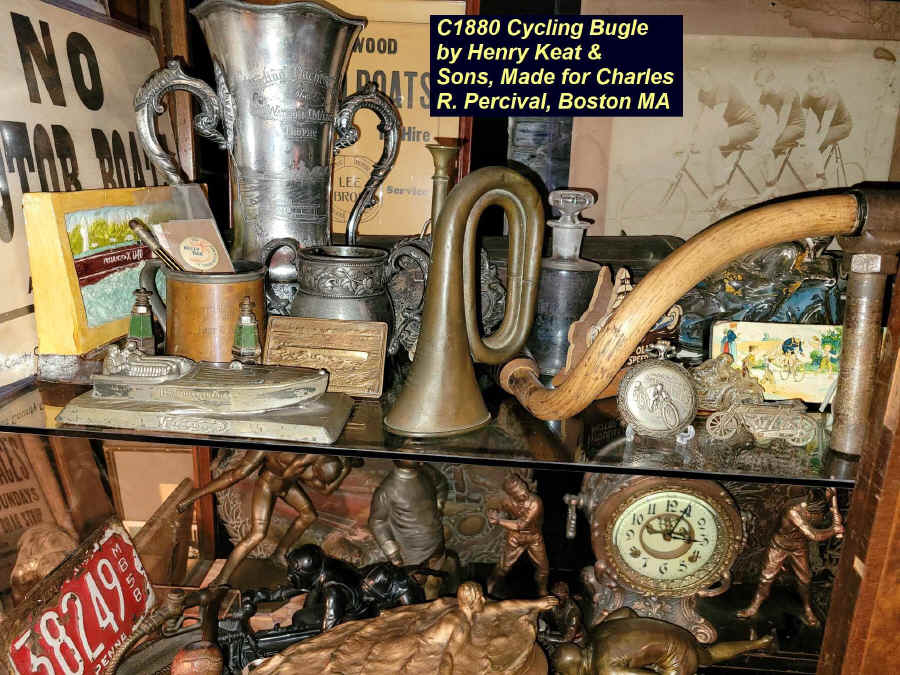 henry keat & sons cycling bugle in cabinet.jpg (389798 bytes)